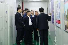 宜春市电子信息产业链招商小分队莅临郑州郑睿数据智能分析有限公司参观调研